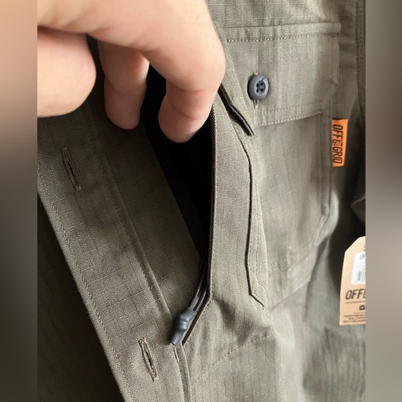 OFF THE GRID - Thunderbolt shirt- short sleeve (Olive) - Picture 4 of 12